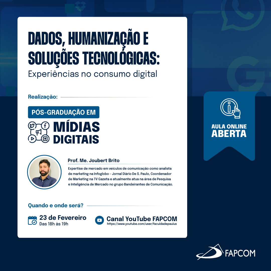 Aula Aberta - Dados Humanização e Soluções Tecnológicas